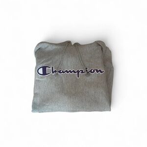 Champion Heather Gray Pullover Hoodie
